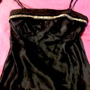 The Limited satin black camisole